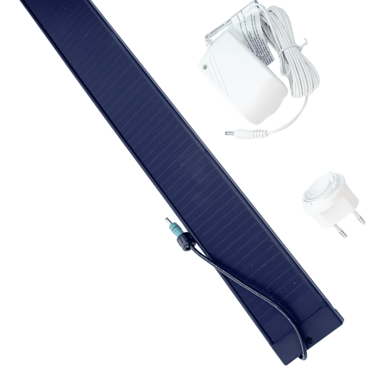 Smart Home napelemes BIDI motor, napelemmel és töltővel együtt – galéria